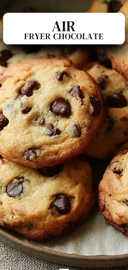 Small Batch Air Fryer Chocolate Chip Cookies