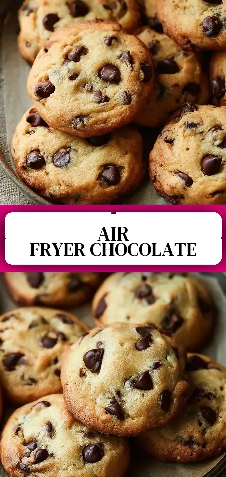 Small Batch Air Fryer Chocolate Chip Cookies