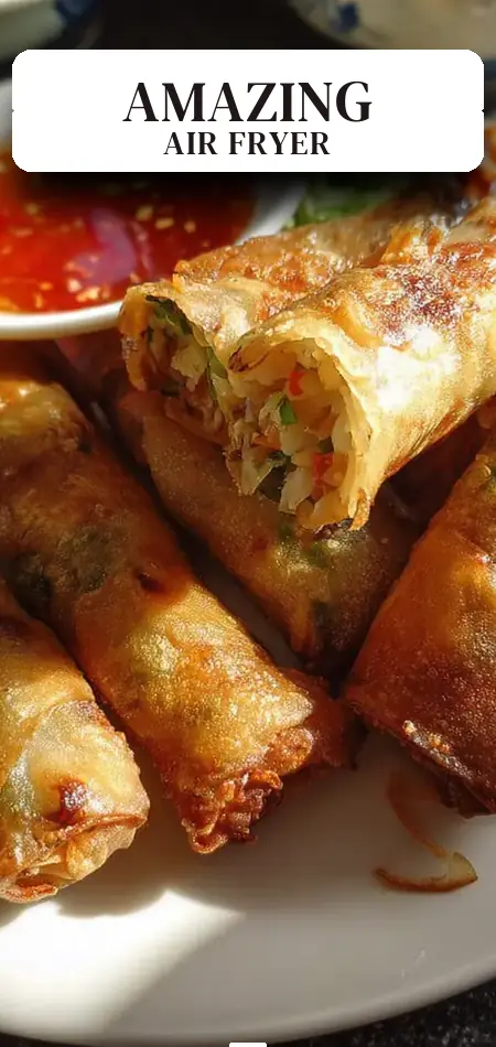 air fryer spring rolls recipe that will amaze your taste buds