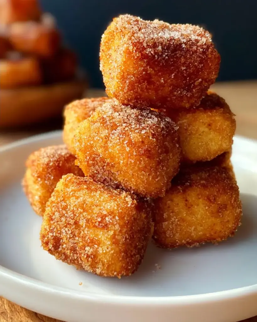 A delicious plate of Air Fryer Churro Bites: Discover Your New Favorite Snack!