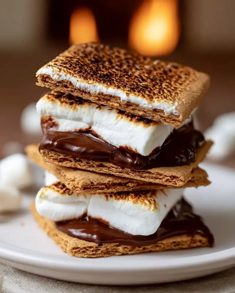 A delicious plate of Air Fryer Smores