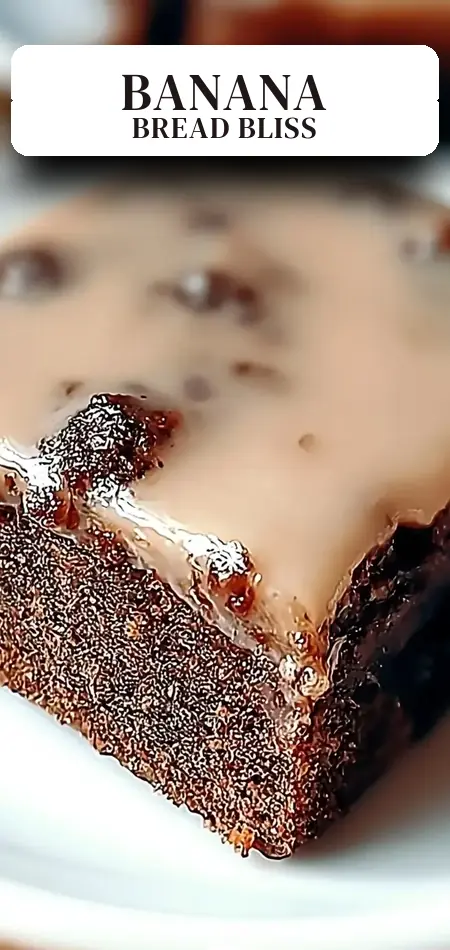 Pinterest pin (Design 2) for Banana Bread Brownies: A Sweet Twist Every Banana Lover Craves
