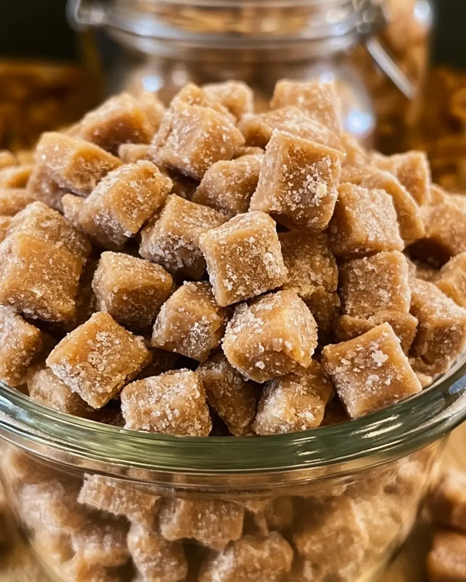 A delicious plate of Butterscotch Caramel Puppy Chow