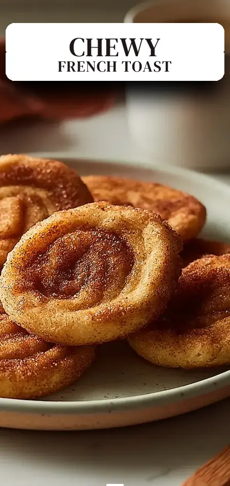 Pinterest pin (Design 2) for Irresistible Chewy French Toast Cookies for Breakfast Bliss