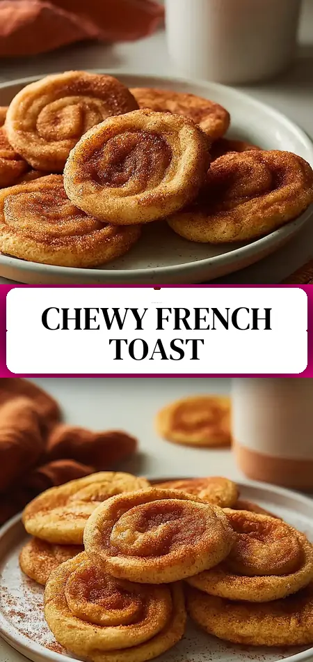 Pinterest pin (Design 3) for Irresistible Chewy French Toast Cookies for Breakfast Bliss