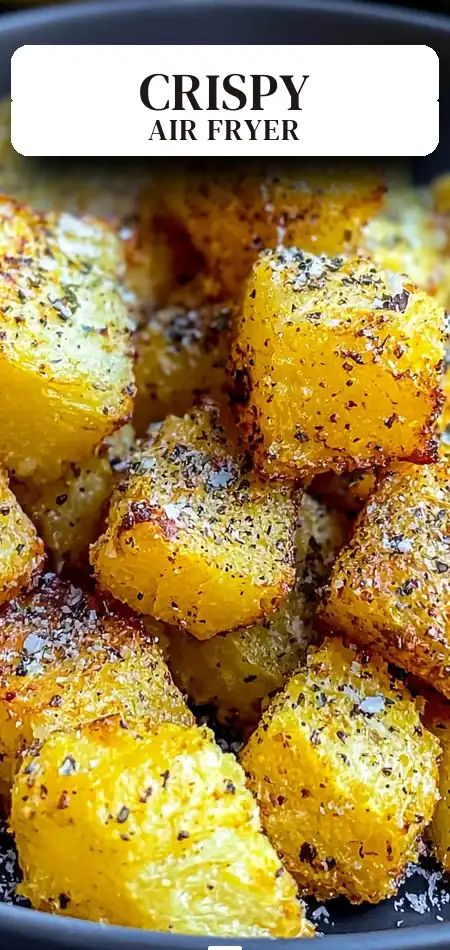 Pinterest pin (Design 2) for Air Fryer Squash