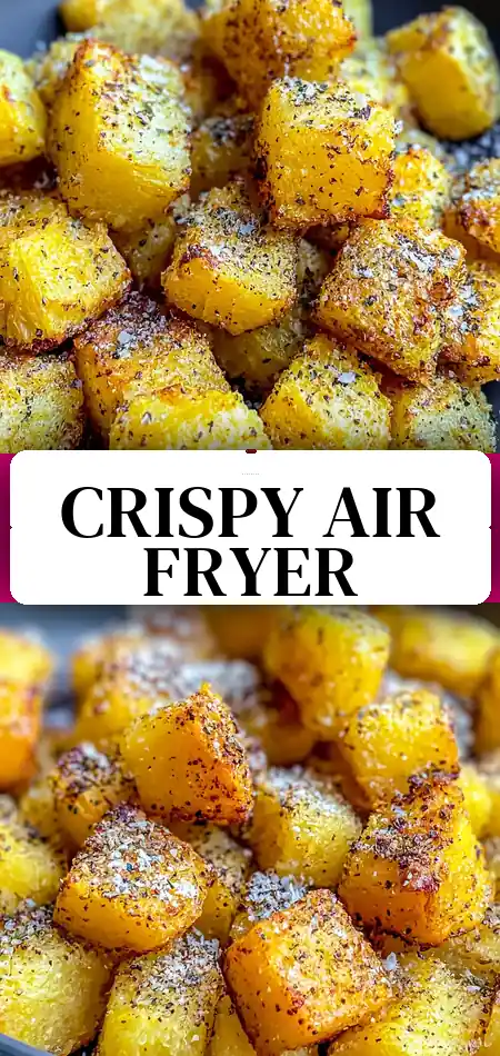 Pinterest pin (Design 3) for Air Fryer Squash