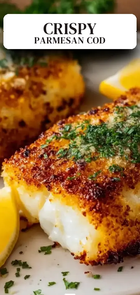Crispy Air Fryer Parmesan Cod | Easy Baked Fish in Air Fryer Dinner