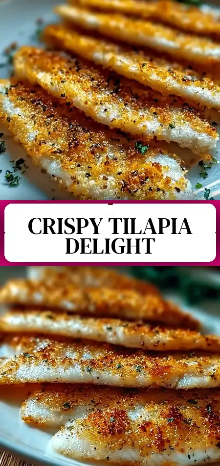 Pinterest pin (Design 3) for 15-Minute Air Fryer Tilapia: Crispy, Flaky Perfection Awaits