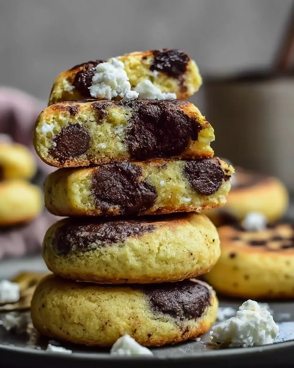 A delicious plate of Cottage Cheese Cookies Recipe 10g Protein Soft Chewy Treats
