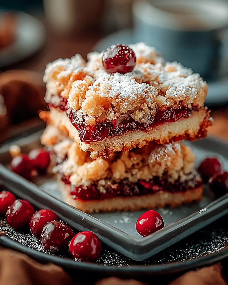 A delicious plate of Cranberry Crumb Dream