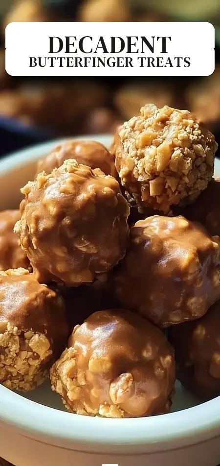 Pinterest pin (Design 2) for Butterfinger Balls