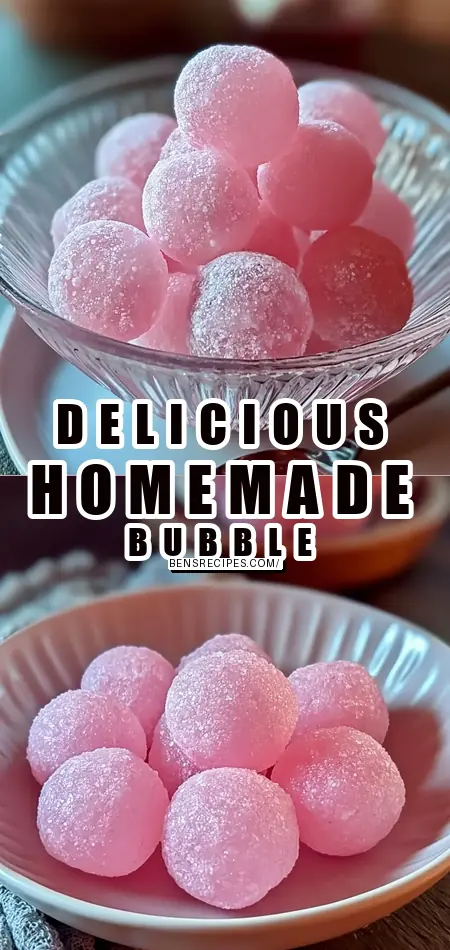 Pinterest pin (Design 1) for Homemade Bubble Gum