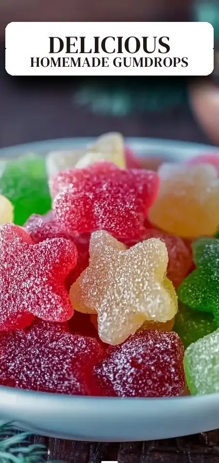 Pinterest pin (Design 2) for Easy Homemade Gumdrops