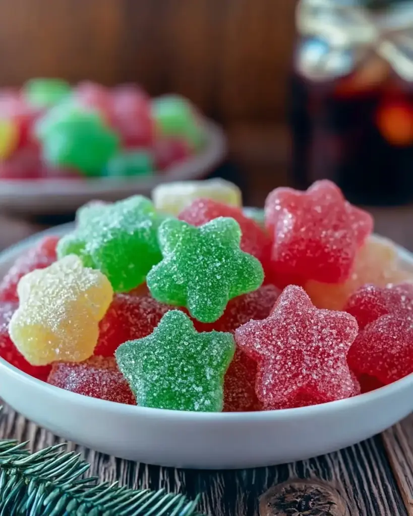 A delicious plate of Easy Homemade Gumdrops