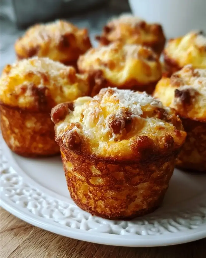 A delicious plate of Easy Pancake Muffins-Quick Family Meals