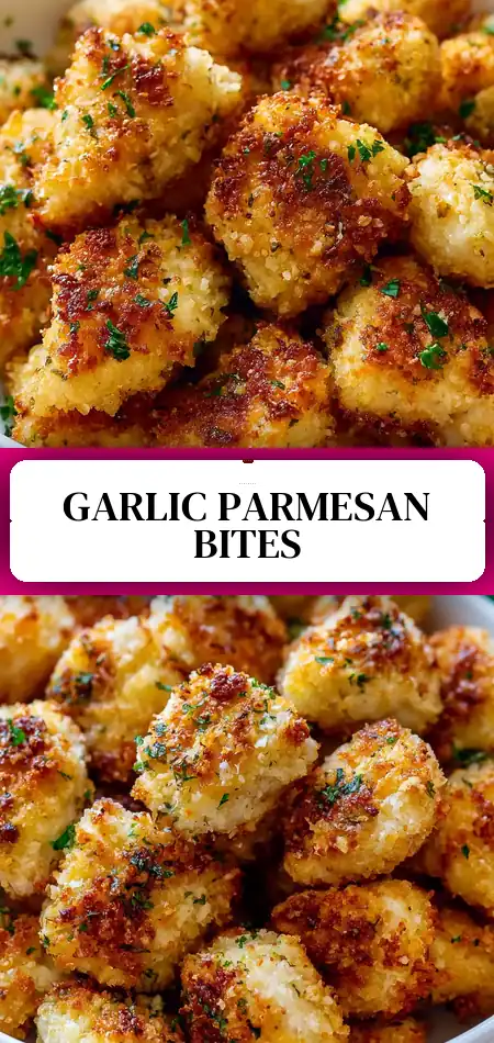 Garlic Parmesan Chicken Bites (Air Fryer) for Quick Delight!