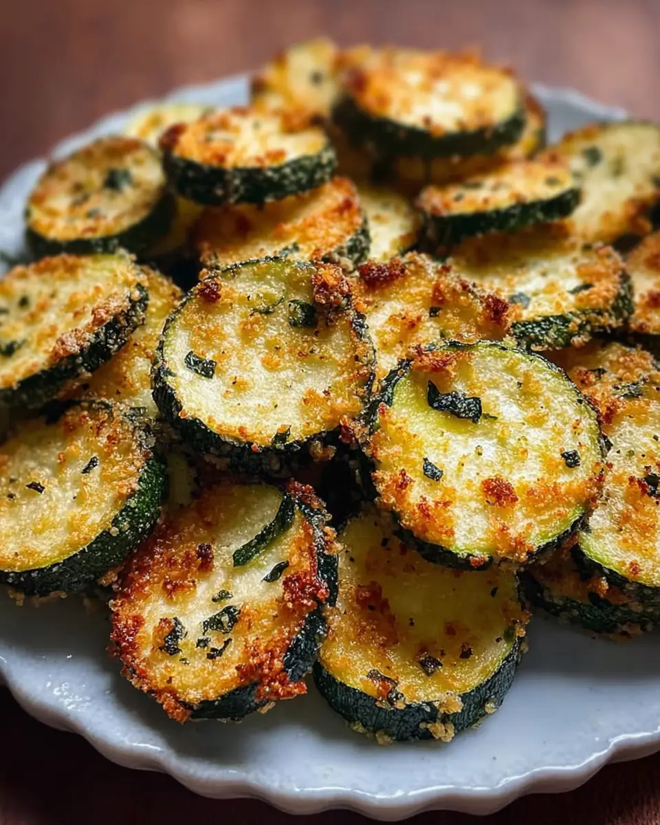 A delicious plate of Healthy Air Fryer Zucchini: Best 10-Minute Crispy Snack