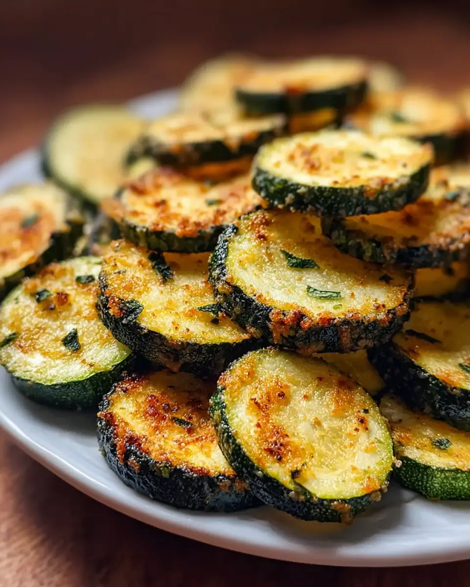 A delicious plate of Healthy Air Fryer Zucchini: Best 10-Minute Crispy Snack