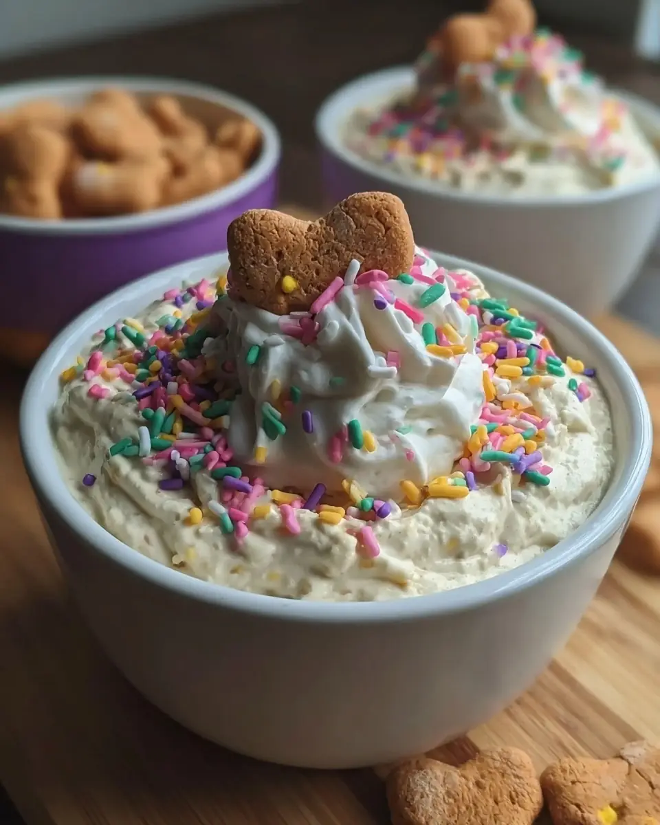 A delicious plate of High Protein Dunkaroo Dip