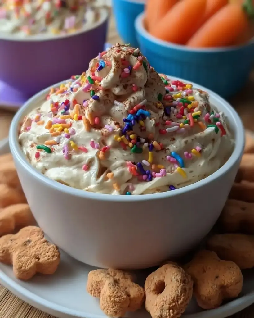 A delicious plate of High Protein Dunkaroo Dip