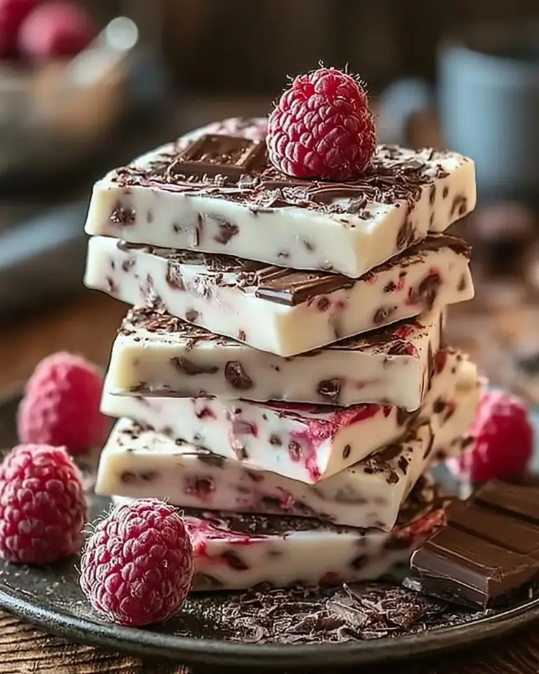 A delicious plate of High Protein Frozen Yogurt Bark