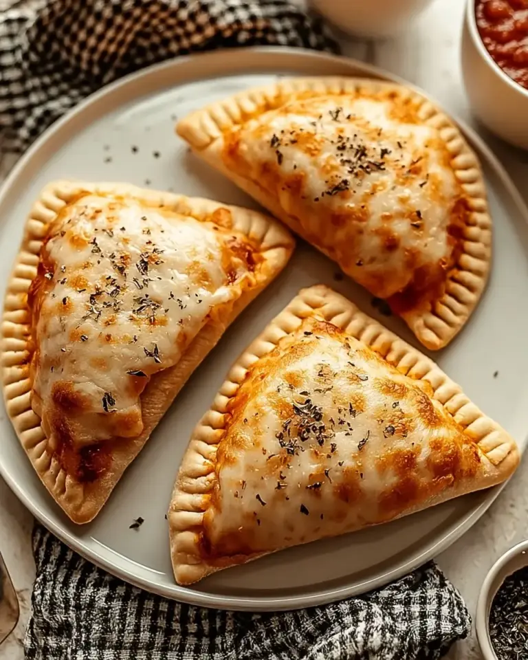 A delicious plate of High Protein Pizza Hot Pockets – Guilt-Free Flavor Awaits