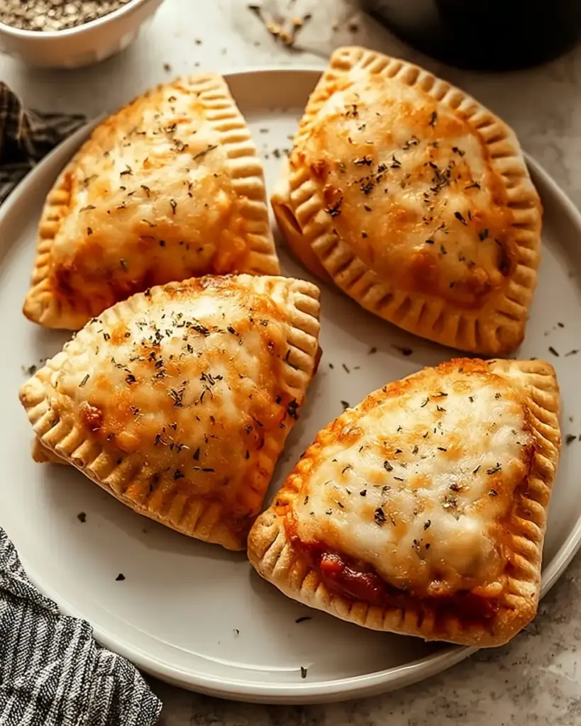 A delicious plate of High Protein Pizza Hot Pockets – Guilt-Free Flavor Awaits