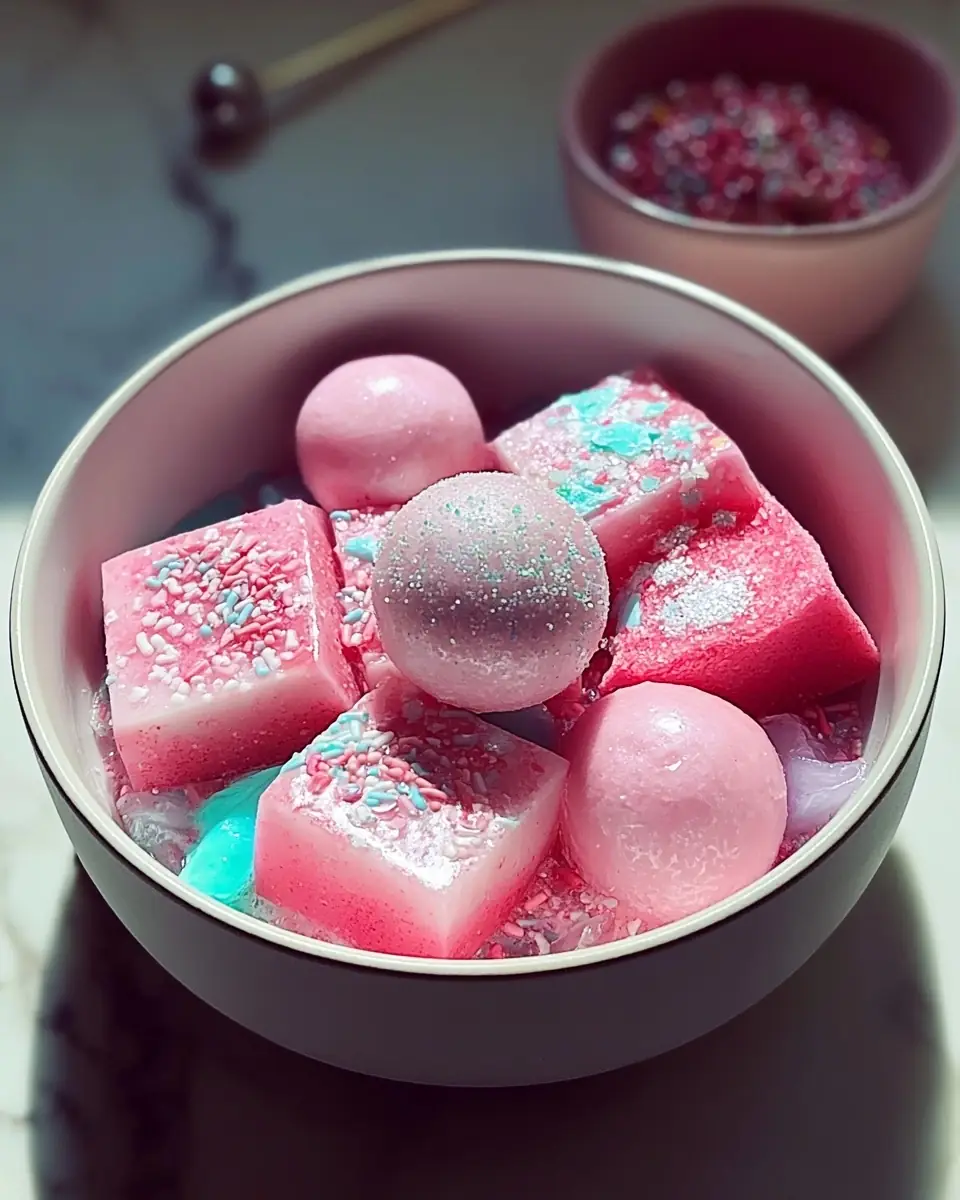A delicious plate of Homemade Bubble Gum