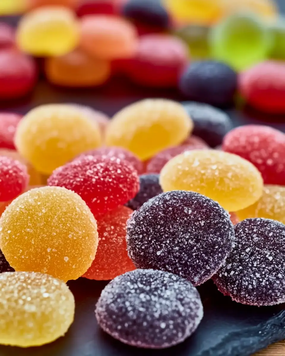A delicious plate of Homemade Gumdrops