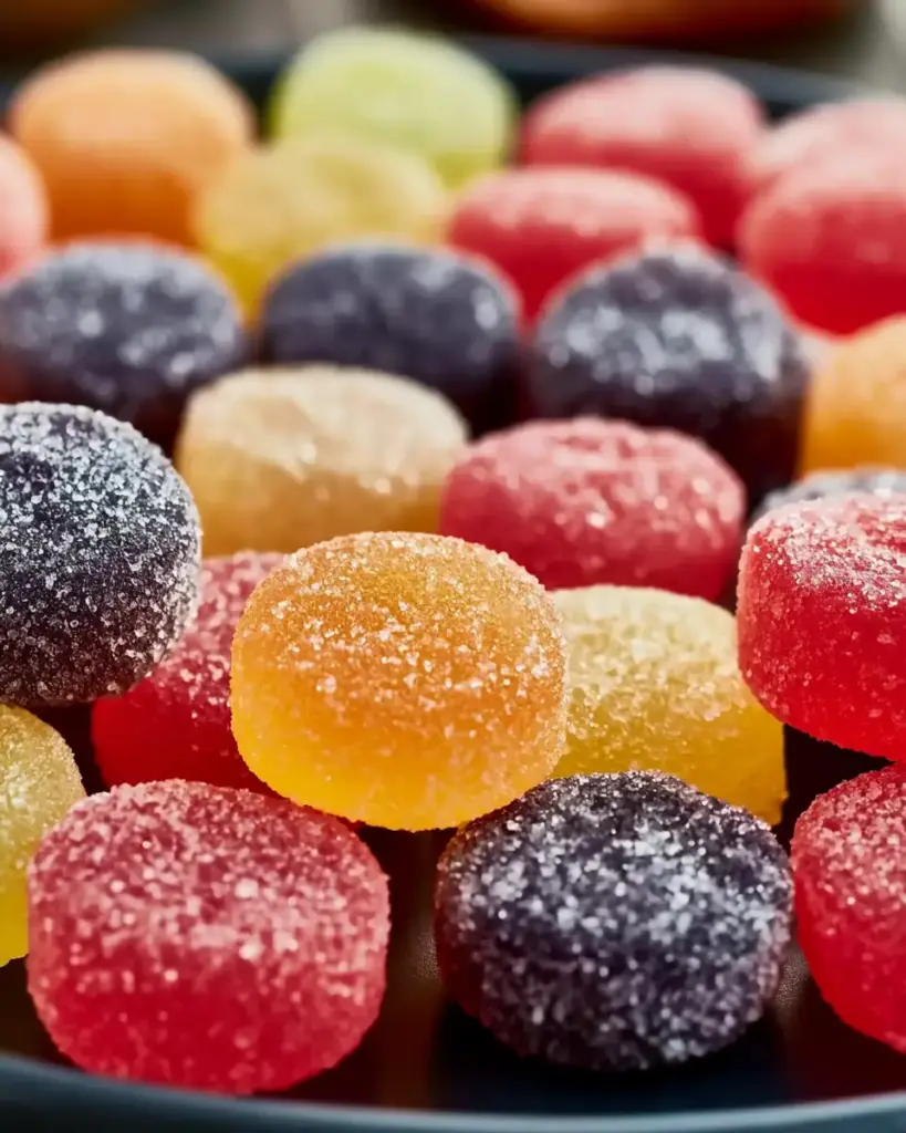 A delicious plate of Homemade Gumdrops