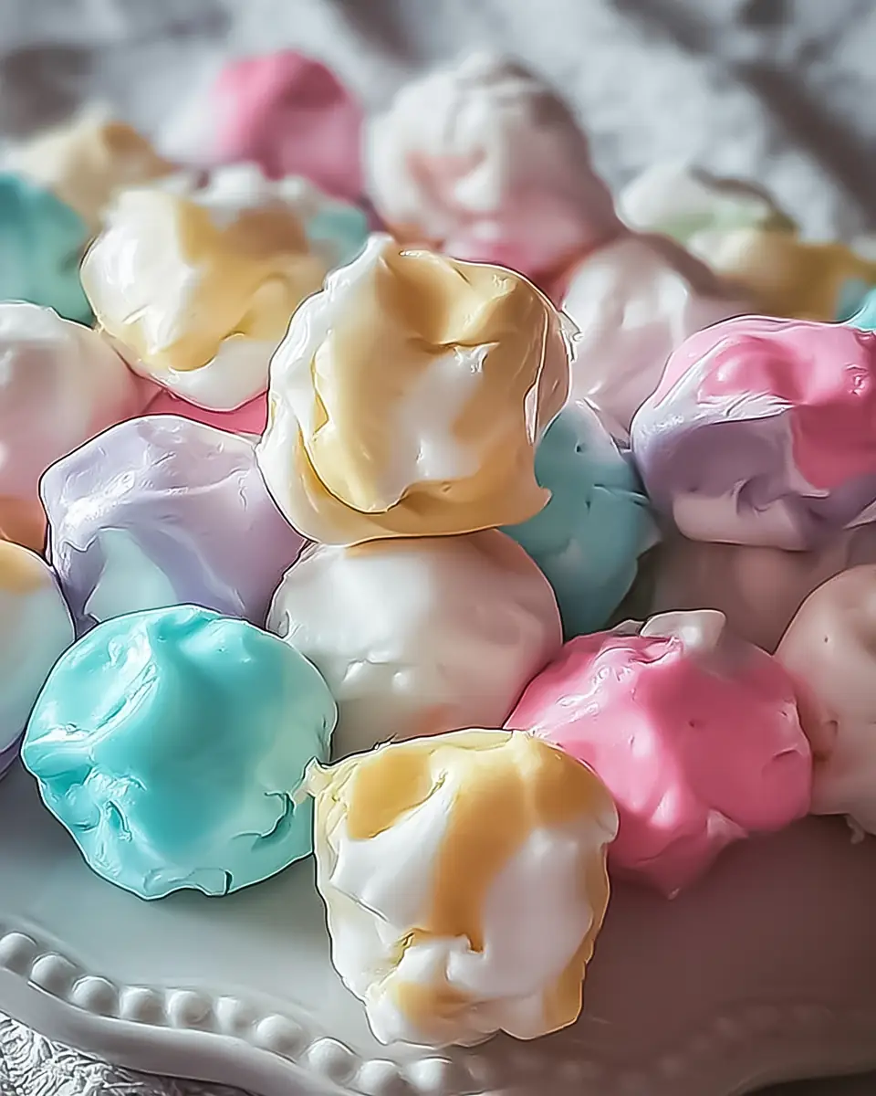 A delicious plate of Homemade Saltwater Taffy: Chewy Delight for Sweet Tooths