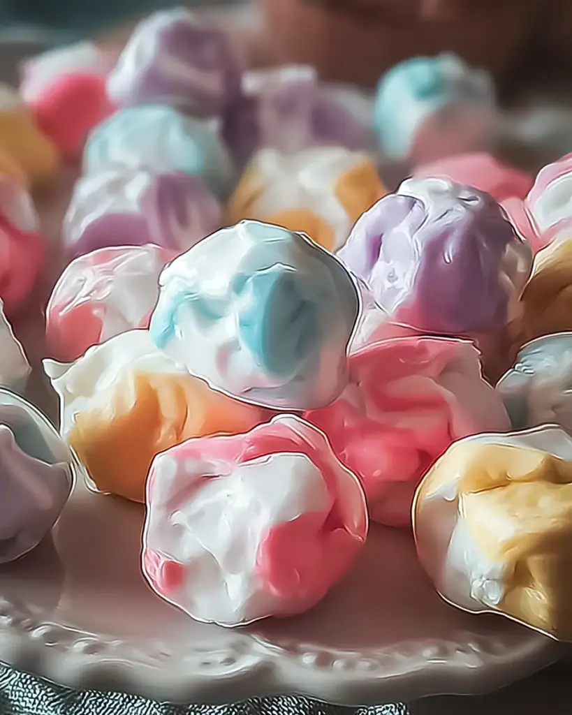 A delicious plate of Homemade Saltwater Taffy: Chewy Delight for Sweet Tooths
