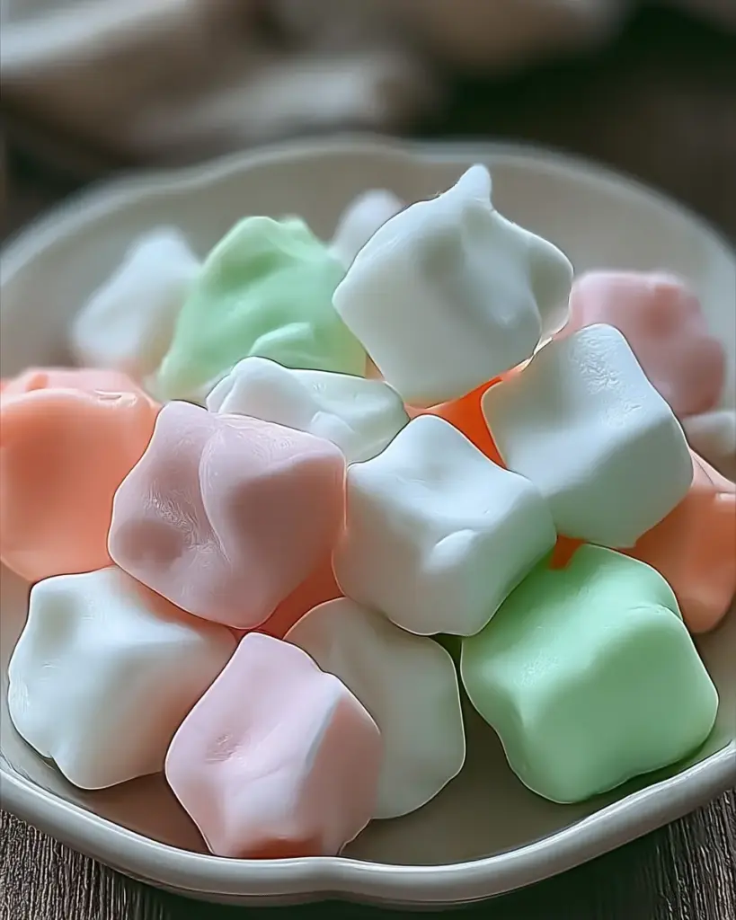 A delicious plate of Homemade Saltwater Taffy Rolls