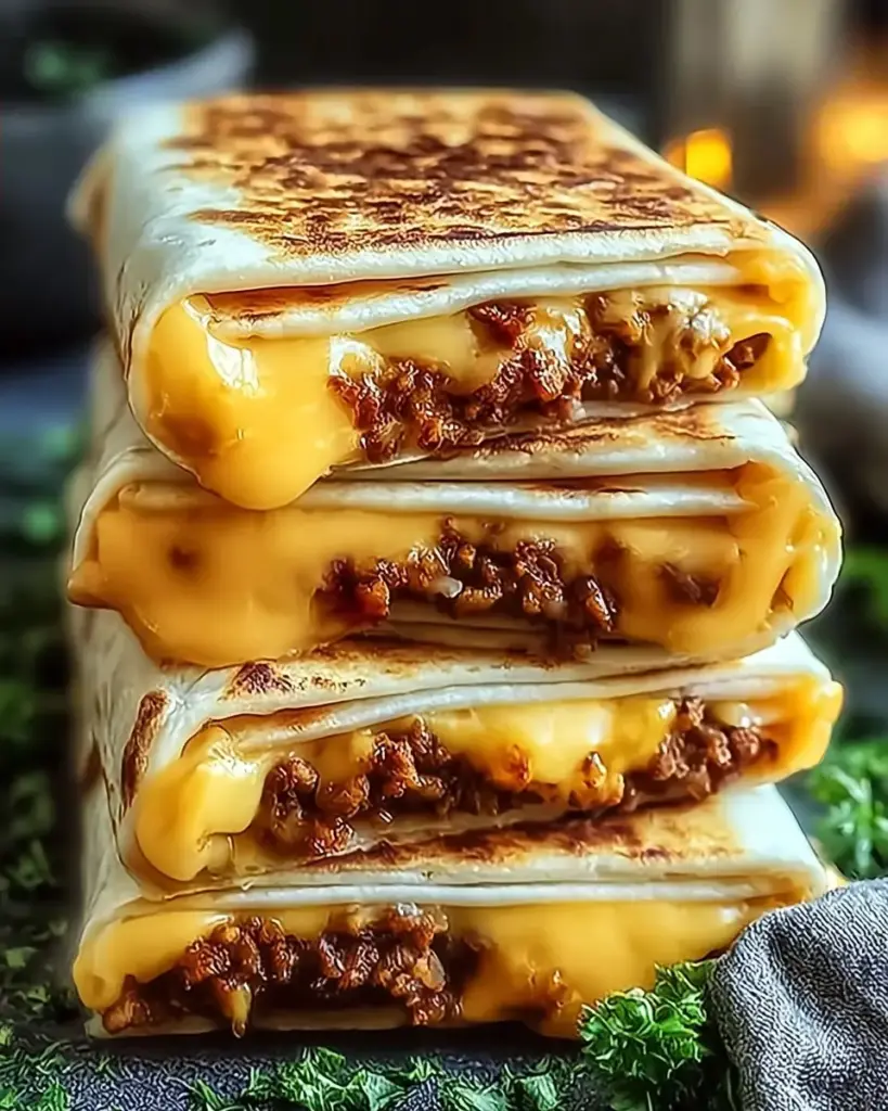 A delicious plate of Irresistible Ultimate Breakfast Crunchwrap for Tasty Mornings-Quick Family Meals