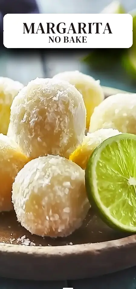 Pinterest pin (Design 2) for Margarita Balls: No-Bake Treats to Brighten Your Gatherings