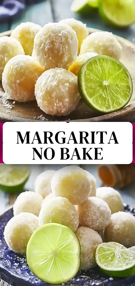 Pinterest pin (Design 3) for Margarita Balls: No-Bake Treats to Brighten Your Gatherings
