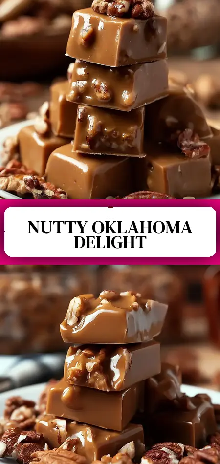 Pinterest pin (Design 3) for Oklahoma Nut Candy