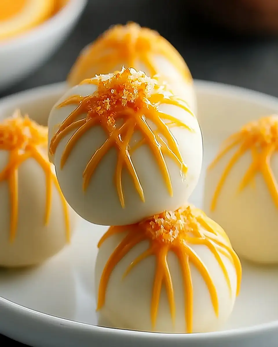 A delicious plate of Orange Creamsicle Truffles: An Amazing Ultimate Recipe