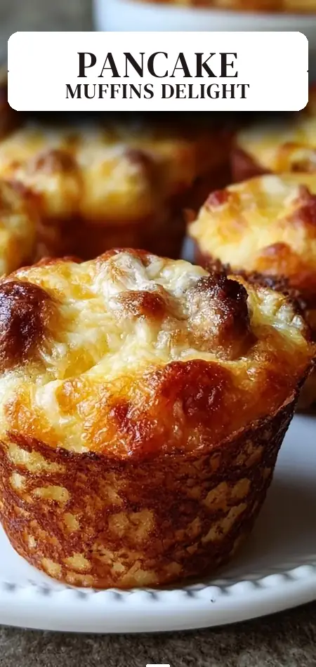 Pinterest pin (Design 2) for Easy Pancake Muffins-Quick Family Meals
