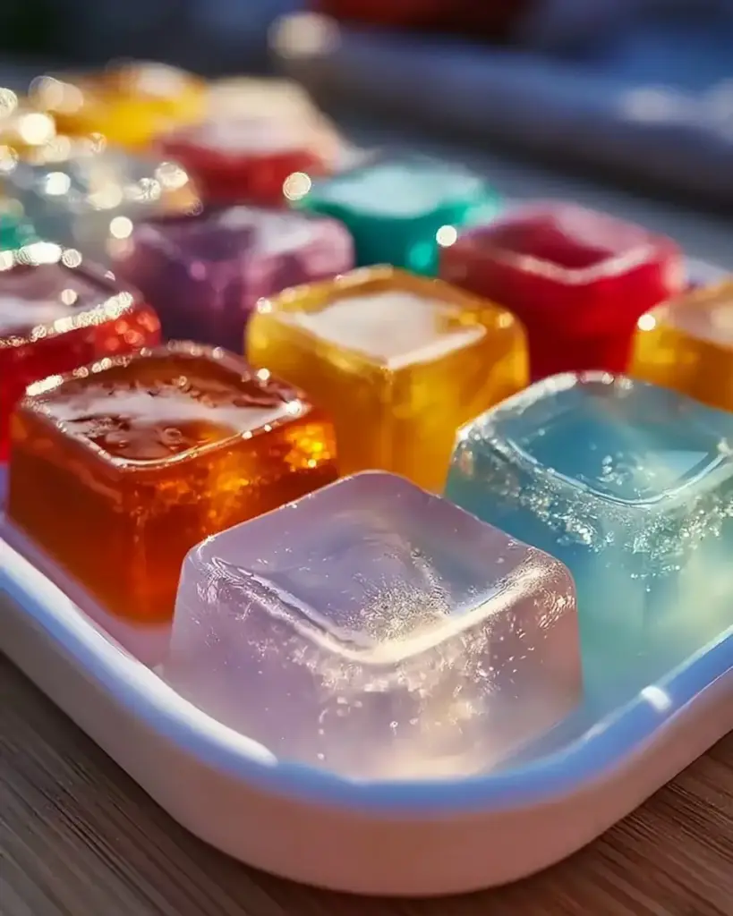 A delicious plate of Protein-Rich Sugar-Free Jello