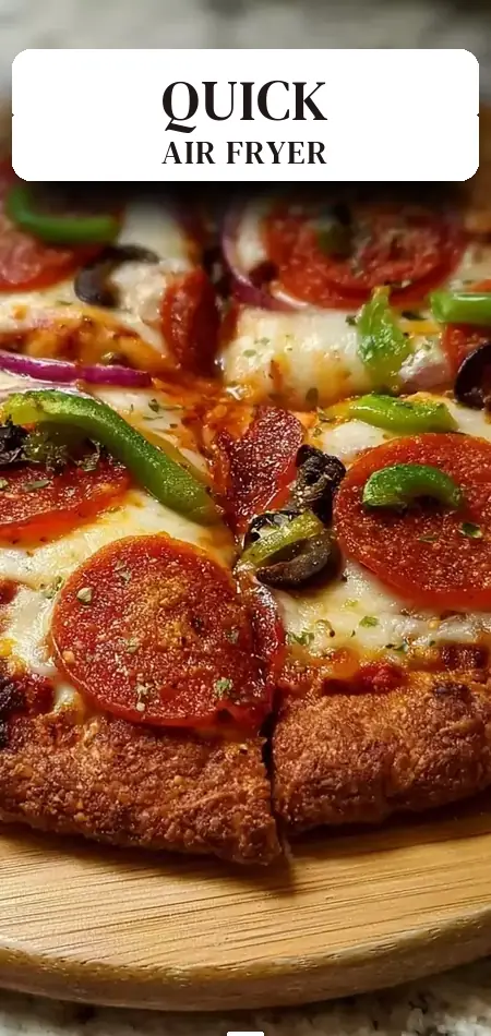 Easy Air Fryer Pizza (10 Minute Recipe) – Perfect for Busy Nights!