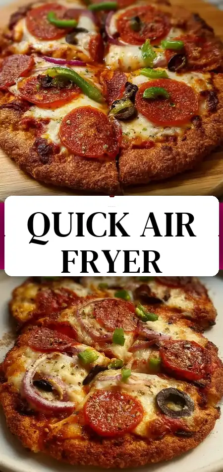 Easy Air Fryer Pizza (10 Minute Recipe) – Perfect for Busy Nights!