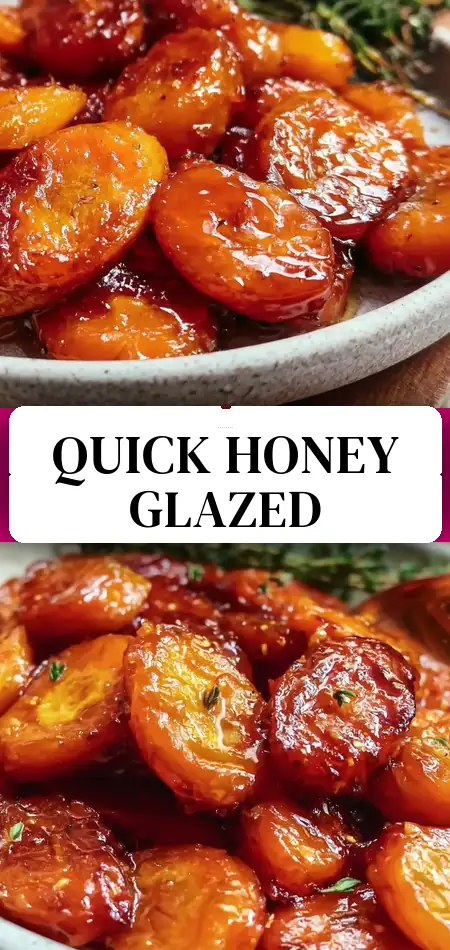 Pinterest pin (Design 3) for Easy 20-Minute Honey Glazed Carrots Recipe Perfect for Weeknight Dinners