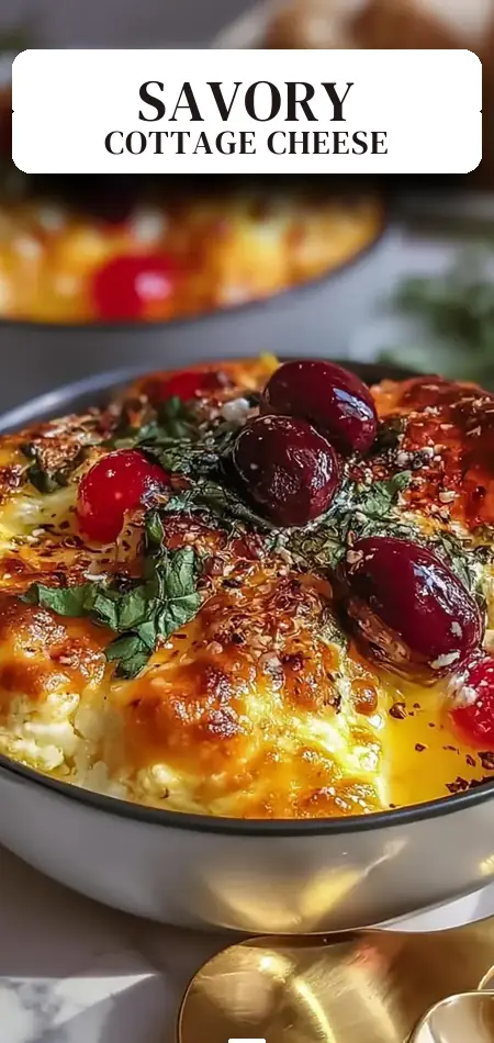 Pinterest pin (Design 2) for Cottage Cheese Pizza Bowls