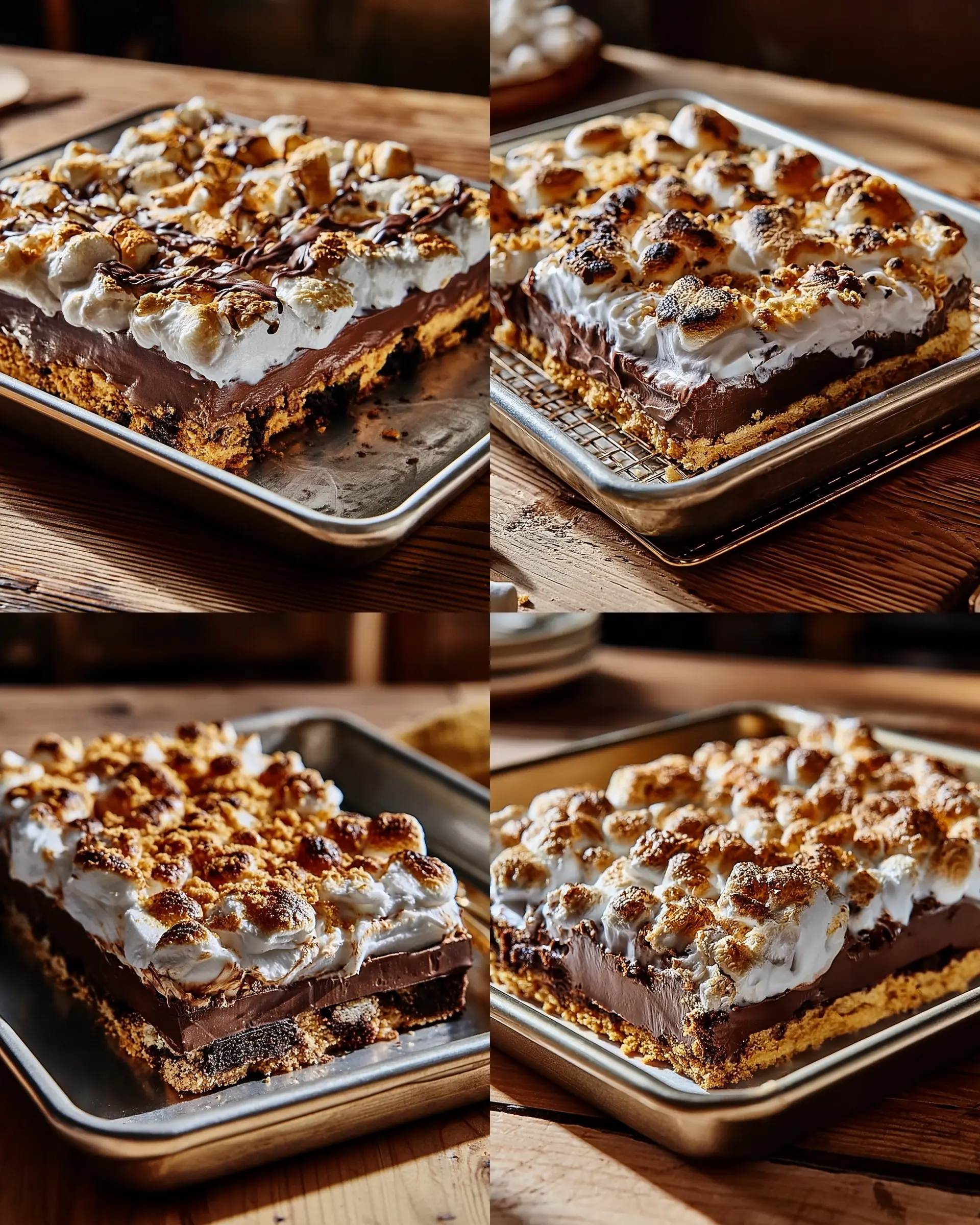 A delicious plate of S’mores Cookie Bars Recipe – Easy No-Bake Dessert Recipe