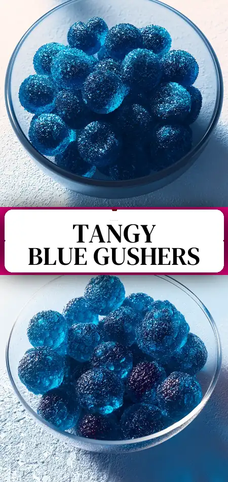 Pinterest pin (Design 3) for Sour Blue Raspberry Gushers