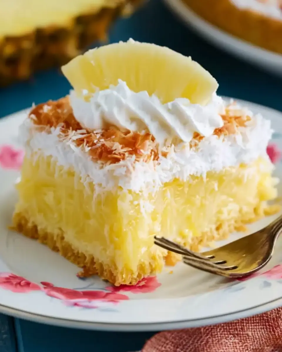 A delicious plate of Tarte ananas sans cuisson au thermomix