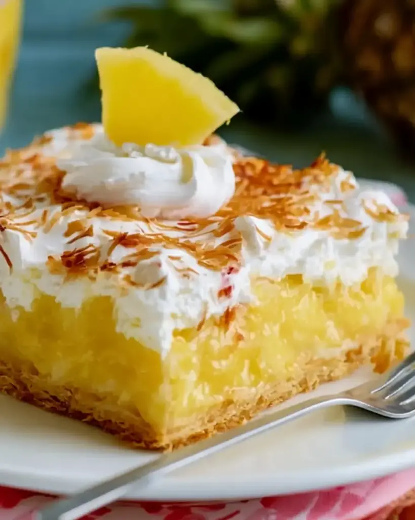 A delicious plate of Tarte ananas sans cuisson au thermomix