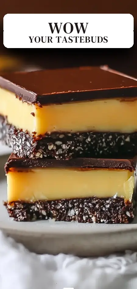 Pinterest pin (Design 2) for Decadent Nanaimo Bars that Will Wow Your Taste Buds